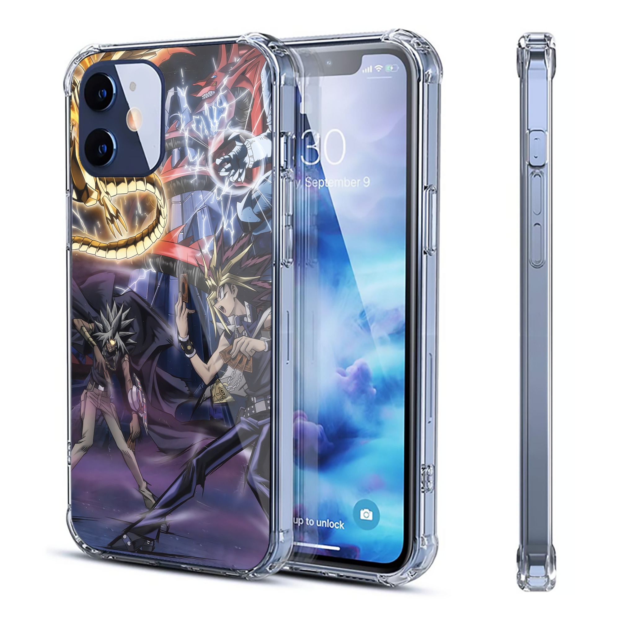 （画像用） 遊☆戯☆王 Yu-Gi-Oh! 【iPhone 12シリーズ対応】透明スマホケース（クリアソフトケース）